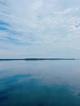 Photo, স্পেকুলার প্রতিফলন, সমুদ্র, খালি, 
