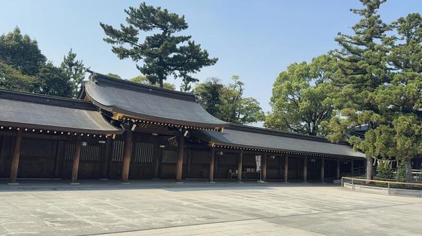 寒川神社　境内 寒川神社,境内,神社の写真素材