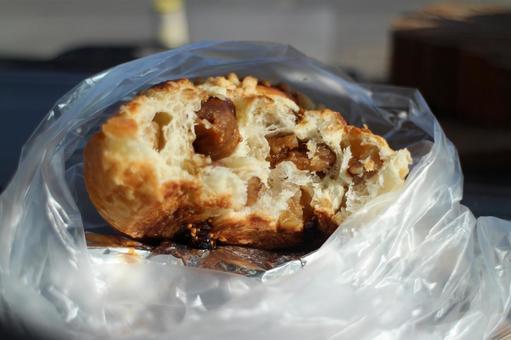 イチジク入りパン　その３ パン,焼きたて,パイ生地の写真素材