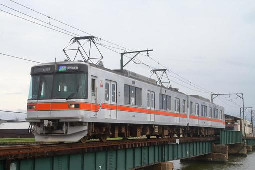 北陸鉄道浅野川線、03系車両 北陸鉄道浅野川線、03系車両 北陸鉄道,浅野川線,03系の写真素材