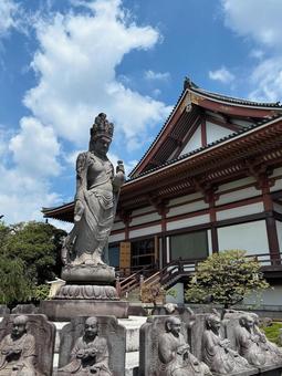 西新井大師 西新井大師 お砂踏み,観音様,ご利益の写真素材