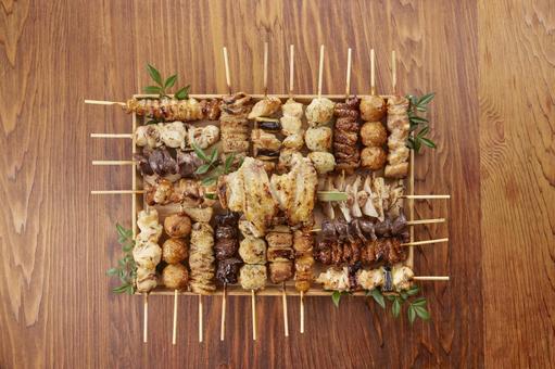 焼き鳥盛り合わせ 焼き鳥盛り合わせの写真