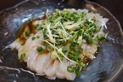 イカのカルパッチョ(アップ) イカのカルパッチョ(アップ) イカ,スルメイカ,刺身の写真素材