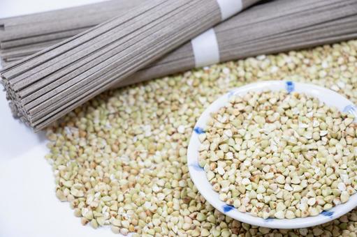 蕎麦の実 蕎麦 乾麺 蕎麦の実,蕎麦,乾麺の写真素材