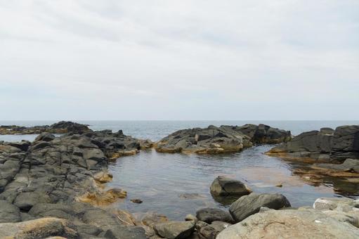 黄金岬 奇岩 黄金岬 奇岩 黄金岬,奇岩,黄金岬公園の写真素材