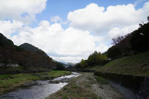 川の風景 川,流れ,風景の写真素材