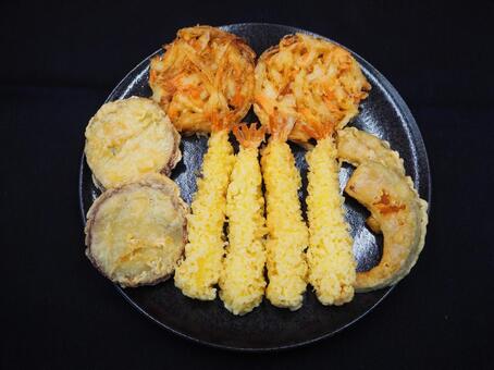 天ぷら（年越し蕎麦の材料）・大晦日の料理 天ぷら,年越し蕎麦,材料の写真素材