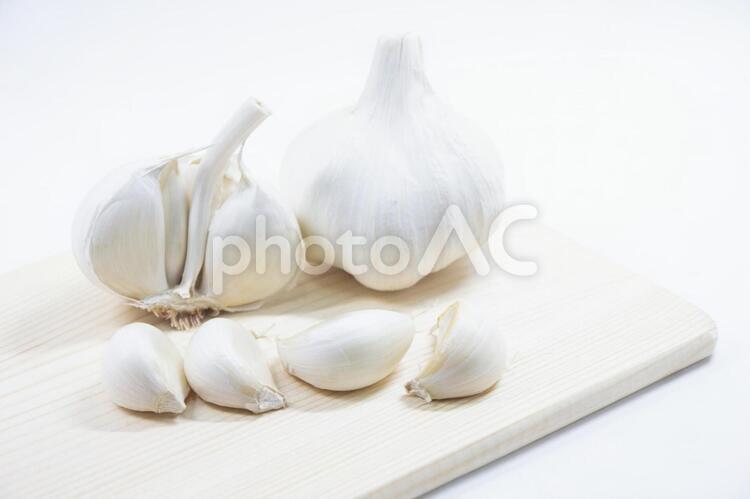 スペイン産　白にんにく 白にんにく,スペイン産,にんにくの写真素材