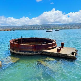 真珠湾 アリゾナ号 真珠湾 アリゾナ号の写真