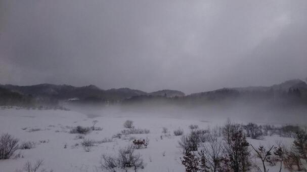 雪景色 雪景色の写真