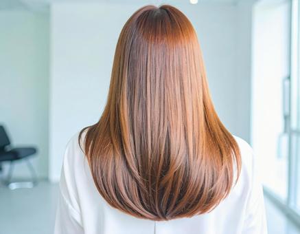 艶のあるストレートヘア 艶のあるストレートヘアの写真