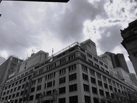 モノクロ 街並み モノクロ 街並みの写真