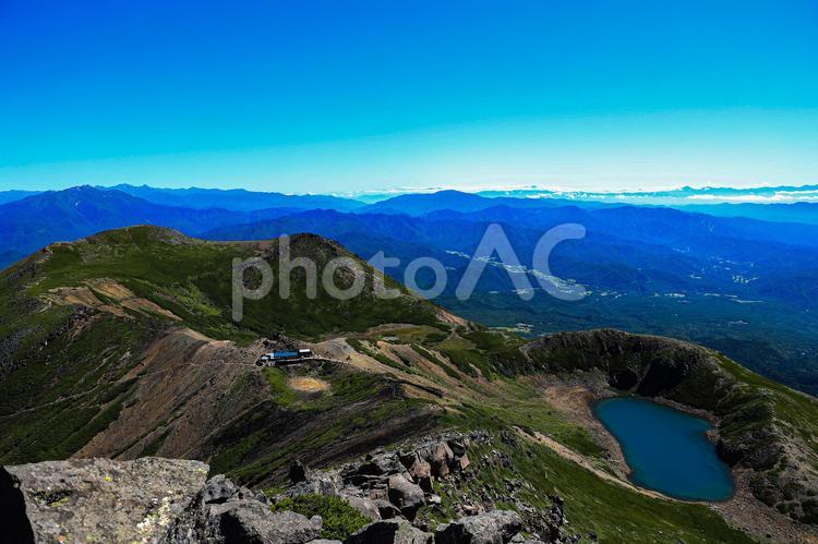 御嶽山　三の池② 御嶽山,長野県,信州の写真素材