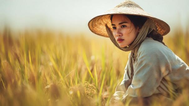 農業を営む女性6 農業を営む女性6の写真