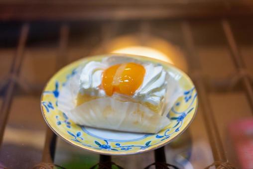 アプリコットのショートケーキ ケーキ,スイーツ,デザートの写真素材