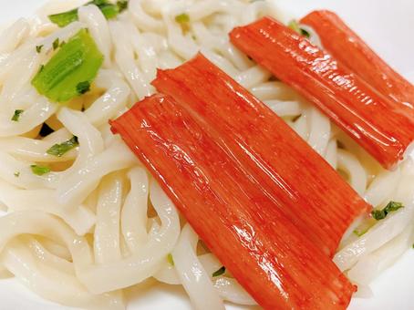 かにかまとうどん かにかまとうどんの写真