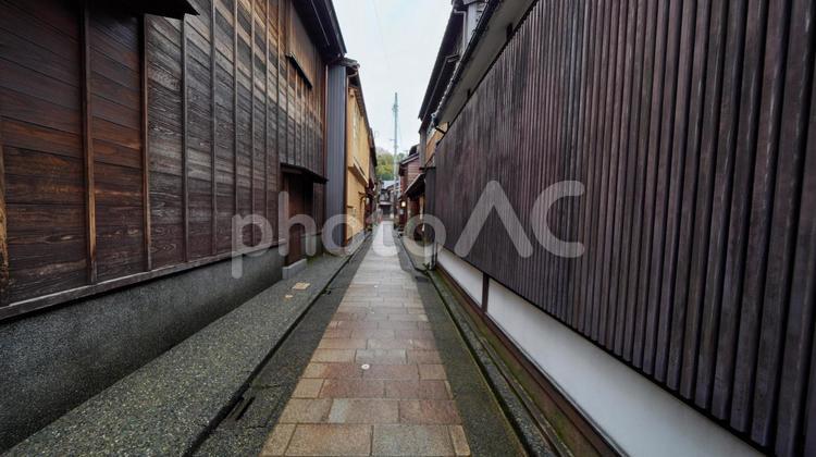 ひがし茶屋街散策 ひがし茶屋街,金沢,石川の写真素材
