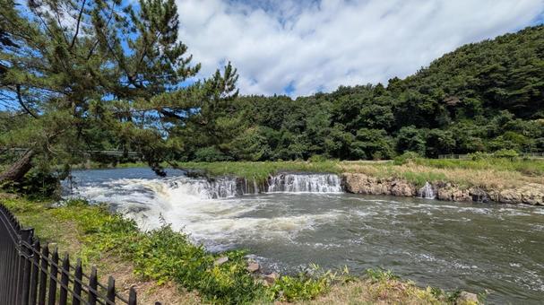 水辺の景色 水辺の景色 夏,晴れ,空の写真素材
