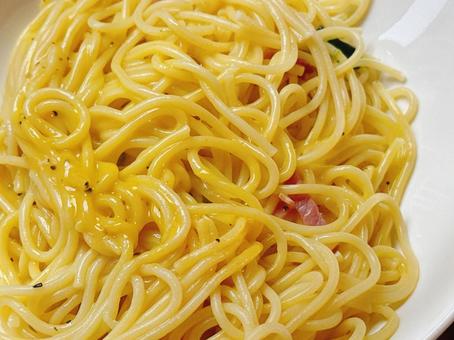 カルボナーラ ランチ,パスタ,カルボナーラの写真素材