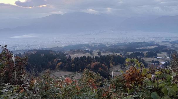 魚沼スカイラインの紅葉の写真