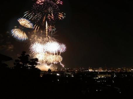 2025高崎花火大会6 2025高崎花火大会6 花火,夏,夜景の写真素材