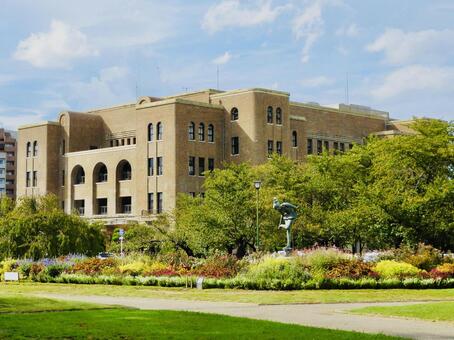 岡谷鋼機名古屋公会堂側面3 名古屋市公会堂,名古屋市,公会堂の写真素材