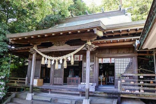 大浦諏訪神社 大浦諏訪神社 大浦諏訪神社,諏訪神社,祈りの三角ゾーンの写真素材
