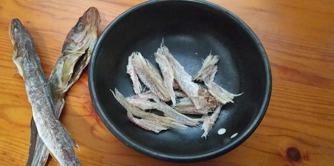 コマイの珍味 魚,氷下魚,珍味の写真素材