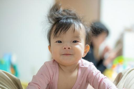 赤ちゃん 赤ちゃん 赤ちゃん,笑顔,子供の写真素材