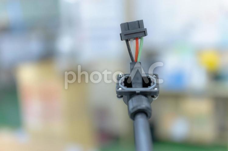機械の配線に使用される電線 電線,電線加工,ケーブルハーネスの写真素材