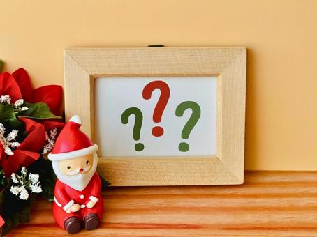 サンタクロースとクエスションマーク サンタクロースとクエスションマーク サンタ,クリスマス,はてなの写真素材