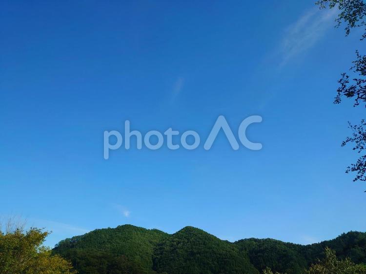 8月の美しい青空 8月,真夏,青空の写真素材