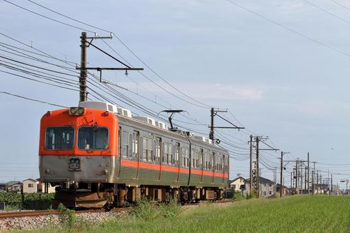 北陸鉄道石川線、7700系、7701編成 北陸鉄道石川線、7700系、7701編成 北陸鉄道,石川線,7700系の写真素材
