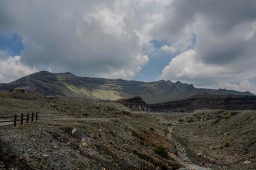 阿蘇山火口周辺 阿蘇山火口周辺の写真