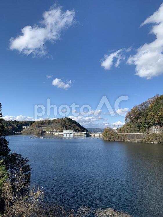 ダムの風景 水域,自然,旅の写真素材