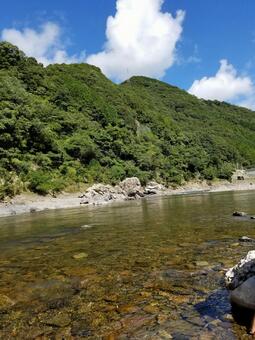 川遊びの写真