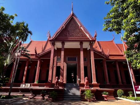 カンボジア国立博物館 カンボジア,国立,博物館の写真素材