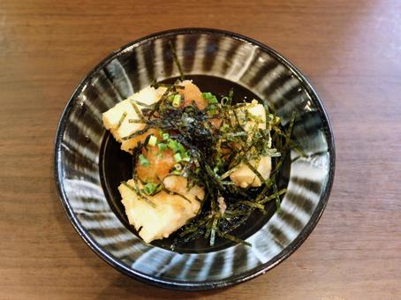 つくば 揚げ餅おろしポン酢 つくば 揚げ餅おろしポン酢の写真