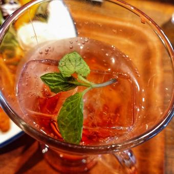 Photo, herb tea, mint tea, iced tea, 