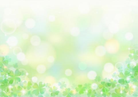 Clover frame, JPG Clover frame, clover, four leaves, frame, JPG