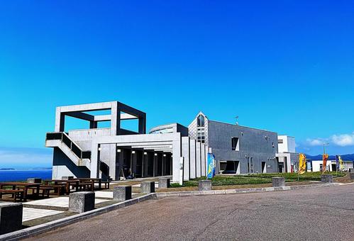 北海道　道の駅上ノ国もんじゅ 道の駅,道の駅上ノ国もんじゅ,建物の写真素材