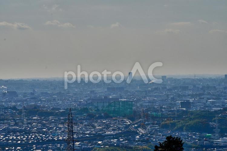 愛知県名古屋市の街並み 街並み,遠景,望遠の写真素材