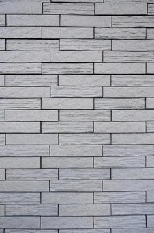 グレーレンガの壁のテクスチャ2 レンガ,灰色,グレーの写真素材
