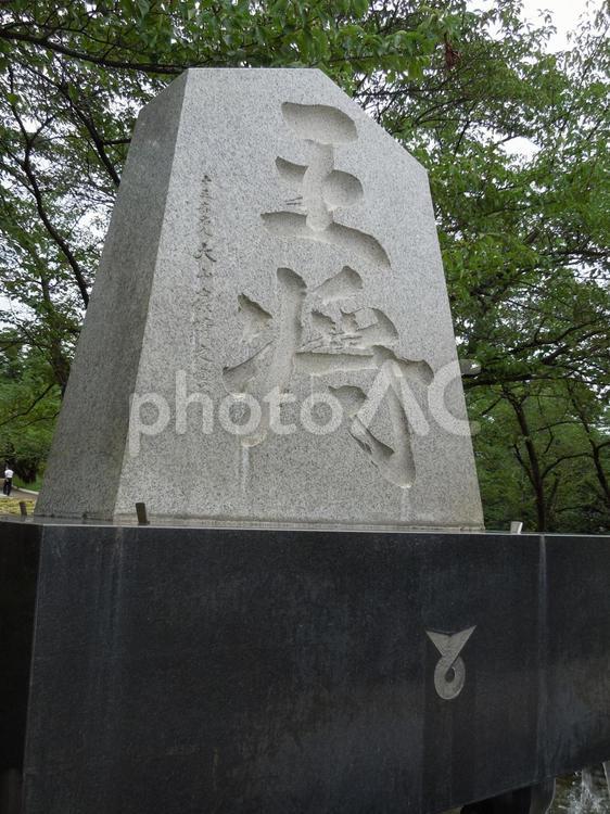 天童公園　王将の碑 山形市,天童公園,王将の写真素材