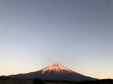 夕焼けと富士山 夕焼けと富士山 自然,山,富士山の写真素材