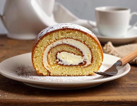 ロールケーキ ロールケーキの写真