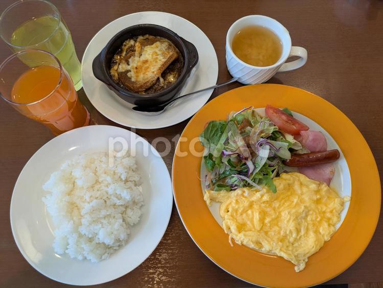 横浜市緑区中山のスクランブルエッグ ジョナサン横浜中山店,ファミリーレストラン,ファミレスの写真素材