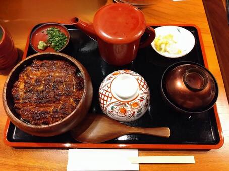 ひつまぶし うなぎ,鰻,ひつまぶしの写真素材