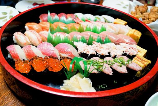にぎり寿司 にぎり寿司 すし,鮨パーティ,握り寿司の写真素材