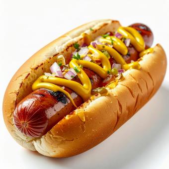クラシックなホットドッグ クラシックなホットドッグの写真
